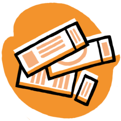 Event Ticket with Tearoff