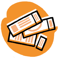 Event Ticket with Tearoff